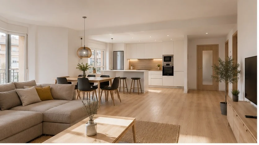 Reforma integral básica de 150 m², inspiración 2