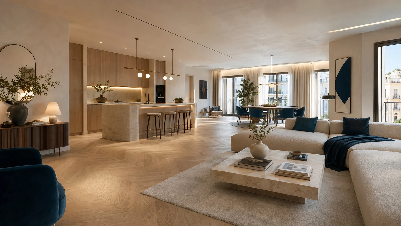 Reforma integral premium de 110 m²