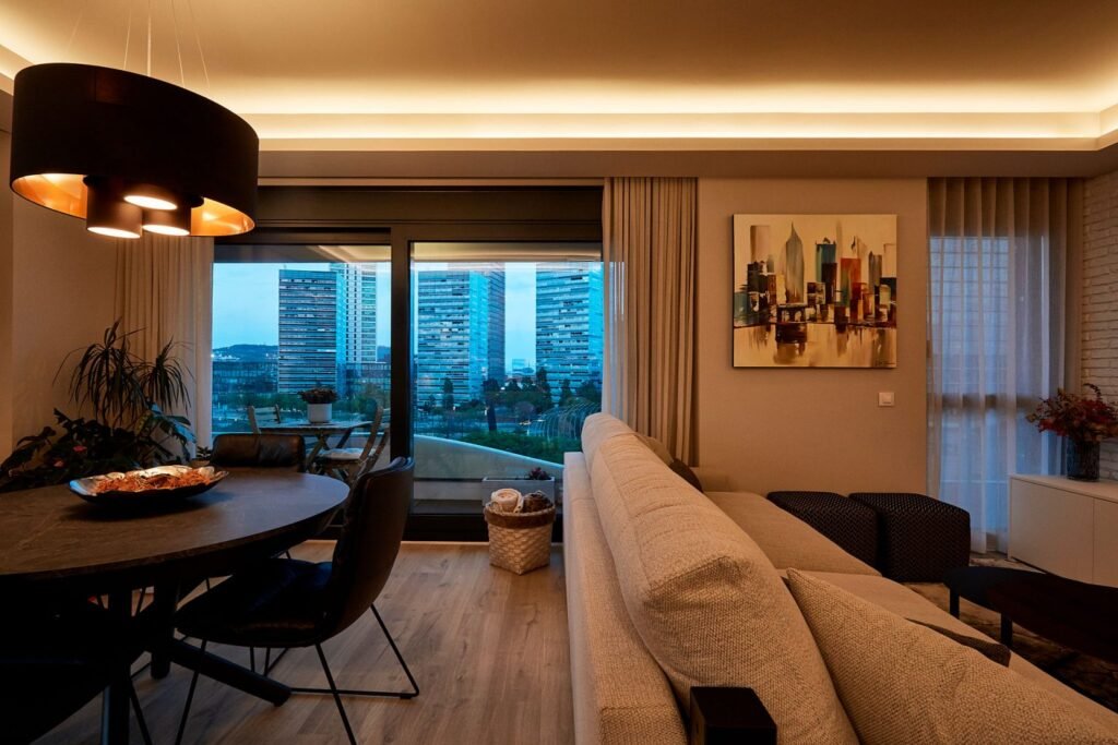 Salón proyecto Plaza Europa - Selarom | Sebastián Bayona