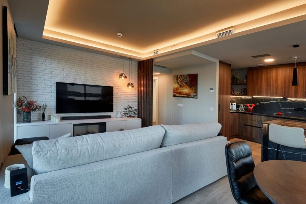 Salón proyecto Plaza Europa - Selarom | Sebastián Bayona