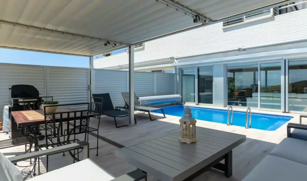 Terraza proyecto Blaumar - Sant Pere de Ribes